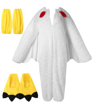 China High Quality Animal Polyester Stage Performance Costume Halloween Cosplay Party Chicken Jumpsuit for sale