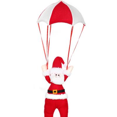 China Christmast Ornament New 2021 Christmas Decoration Old Man Parachute Toy Decorations Christmas Party Santa Hanging Wholesale for sale