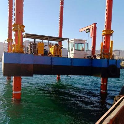 China Construction Pontoon Barge Platforms Suitable For Modular Container Shipping Design for sale