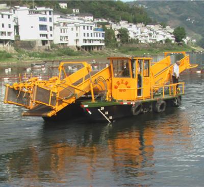 China Professional Aquatic Weed Harvester Machine Weed Harvester Waste Recovery Boat Cleaning Hunter Provider Aquatic Waste for sale