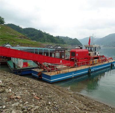 China Floating Aquatic Weed Waste Salvage Boat With High Efficiency for sale