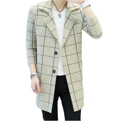 China Anti-pilling Manufacturer Supply Custom Winter Mens Single Sleeve Long Neck Knit Cardigan Sweater For Men for sale