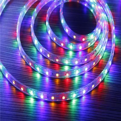 China Cheap outdoor and indoor decoration 4 colors smd5050 led flexible strip light 220v/110v for sale