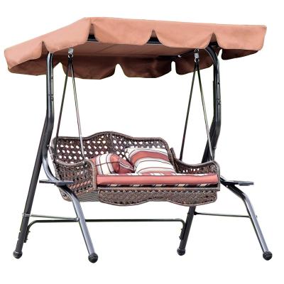 China Very good quality most popular garden chairs steel with painting and CO2 welding patio swing chair iron swings for sale