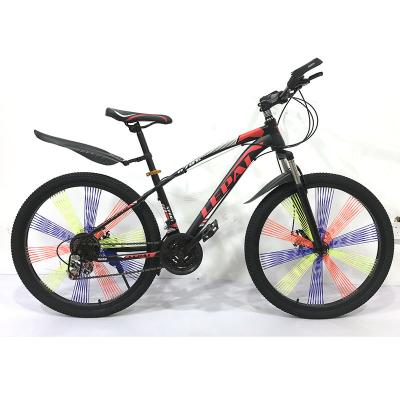 China 2021 high quality carbon steel rigid bike frame mtb electric fork bike with 21 speed made in china for sale