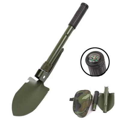 China Folding Shovel Mini Garden Camping Shovels Outdoor Survival Pocket Tools Multifunctional Shovel for sale