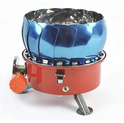 China Other Outdoor Portable Butane Burst Type Propane Lotus Burner Gas Cooking Stoves Camping Stove For Traveling Hiking Picnics for sale