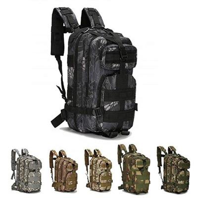 China Johold Survival Camouflage Bag Black Camouflage Wholesale Outdoor Waterproof Hiking Backpack for sale