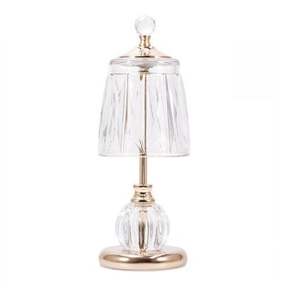 China Contemporary Modern glass desk lamp for living room, bedroom and hotel decoration for sale