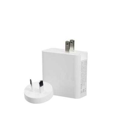 China UniversalÂ   New Technology Mini 2 Port Usb 65w Type C PD Wall Charger With Low Price for sale