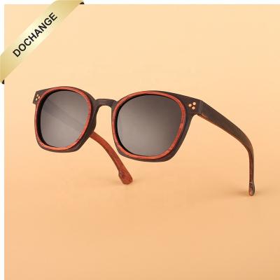 China Fashion Sunglasses 2022 Custom Logo HD Lenses Carbon Wood Bamboo Eyewear Eco-friendly Luxury Trendy Multilayer Sun Glasses for sale