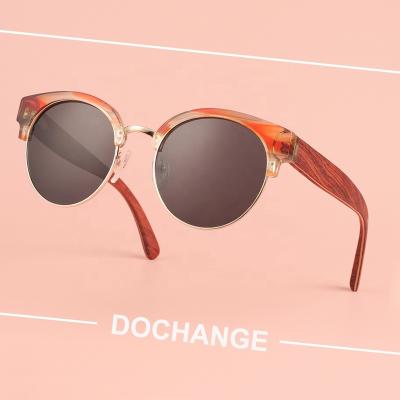 China 2022 High-End PC Eyewear Shade Men's Bamboo Wooden Polarized Sunglasses Acetate Sunglasses Men Women Oversized Fashion Sun Glasses for sale