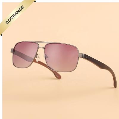 China Fashion Sunglasses Wood Grain Sunglasses Shade High Quality Handmade Square Style Bamboo Polarized Men Women Eyewear for sale