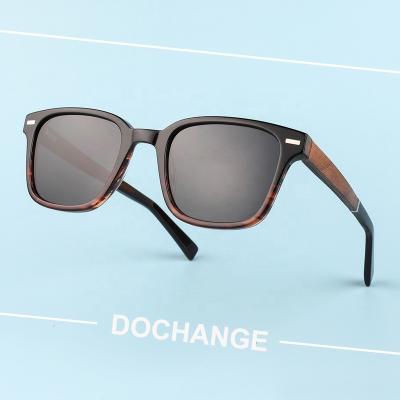 China Eco-friendly Fashion Sunglasses Acetate Wood Sunglasses Men Women Fashion Eco-friendly Vintage for sale