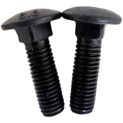 China Industrial Equipment Carbon Steel Hardening Head Square Carriage Bolt Cup Neck Carriage Screw for sale