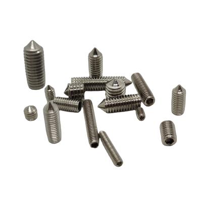 China Tip Stainless Steel 304 M2 To M12 Tip End Hex Socket Set Screw Grub Fasteners for sale