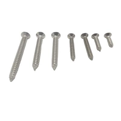 China Health Care Countersunk 304 Stainless Cross Countersunk Screw Head M2 M3 M4 M5 M6 M8 M4.2 for sale