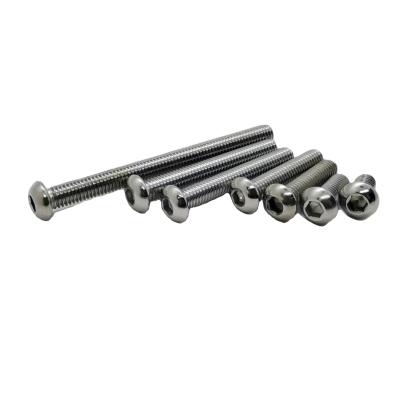 China Pan 304 316 Stainless Steel Hex Socket Main Machine Screws Socket Knob Head Screws For Rust Prevention for sale