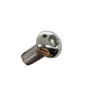 China Pan Stainless Steel 304 201 316 Grade Hexagon Socket Round Head Screws Button Head Socket Head Screw for sale