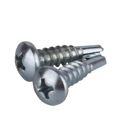 China 8 # 4.2mm 4.8mm Sharp Pan Head Self Drilling Screw Round Head Self Drilling Screw Zinc Stainless Steel for sale