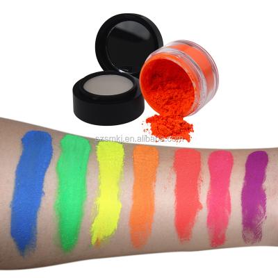 China Wholesale 7 Colors Waterproof Eyeshadow Single Primer With Loose Dye Neon Eyeshadow With Stack Container for sale