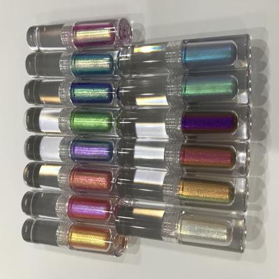 China Waterproof Make Your Own Logo Makeup Liquid Metallic Gel Eyeshadow Single Eyeshadow Cream Chameleon Eyeshadow for sale