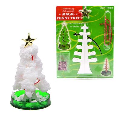 China Crystal Growing White Paper Tree Non-Toxic | Develops in hours | Funny experiments for children the best educational toys for sale