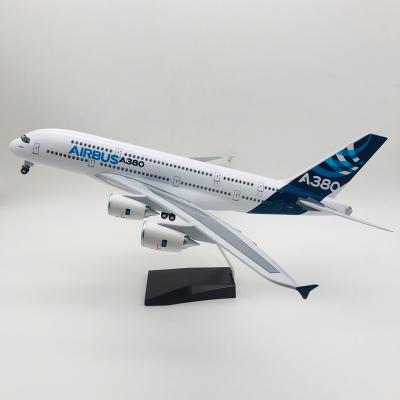 China 1:400 Scale A-380 MAX Eco-friendly Material Customized High Detailed Die Cast Model Airplanes for sale