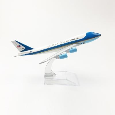 China Eco-friendly Material Multiple Styles Aircraft Model 16CM Boeing Series Kids Toys Diecast Airplane Model for sale