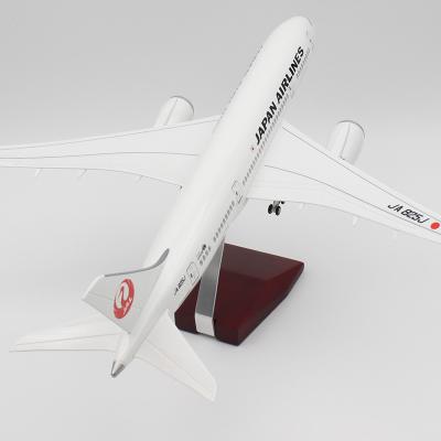 China China Manufacturers Custom Boeing 787 43cm Assembled Japan Airlines Aircraft Model Passenger Aircraft Ornaments ABS Resin for sale