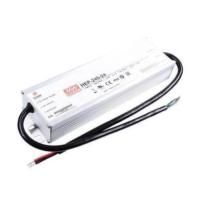 China Meanwell 240w weiergong Hep-240-24 apw3 power supply Hurricane AC Ip68 24v single output changeover power supply hard surround Hep-240-24 for sale