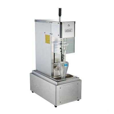 China Commercial Service Supply Business Mobile Swirl Fruit Stand Soft Ice Cream Mixer for sale