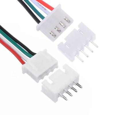 China custom shipping cable assembly single head and handling Jst Zh PH Xh 2.54mm 2/3/4/5/6 pin 1.0mm 1.25mm 1.5mm 2.0 connectors electrical wire and female plug for sale