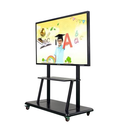 China Aluminum alloy Frame+tempered glass 75 inch 4k lcd interactive whiteboard smart interactive flat panel for teaching for sale