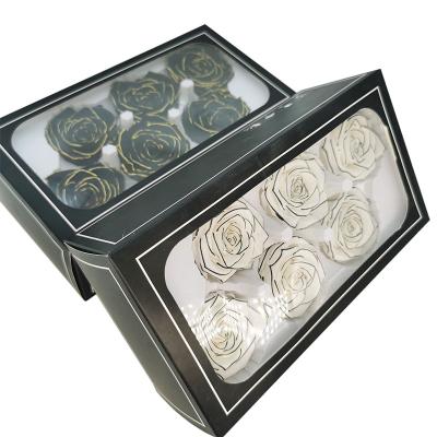 China Beautiful Colorful Wholesale Eternal Preserved Forever Rose In Gift Box for sale