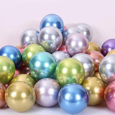 China Gift Toy Gift Toy Hot 10 Inch Chrome Balloons Metallic Latex Decorative Balloons For Birthday Wedding Engagement Festival Party Decorations for sale