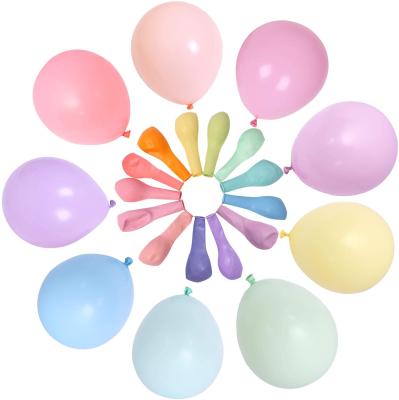 China Toy Party Pastel Balloon Latex Color Macaron Gift Toy 10 Inch Rainbow Assorted Balloons for Birthday Baby Shower Party Decoration for sale