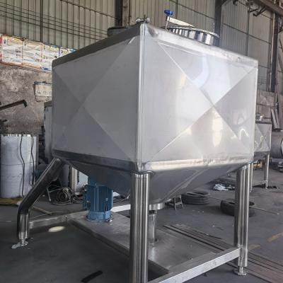 China Food Grade Emulsifying Square Emulsifying Tank Bottom High Shear Conical Stirring Emulsifying Tank Homogeneo for sale