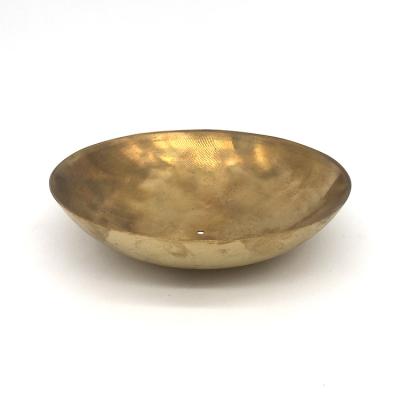 China Household Custom Fabrication Services Deep Drawing Brass Bowl High Quality Round Polished Plate Spinning Part for sale