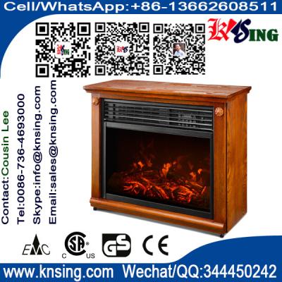 China insert and freestanding  electric fireplace heater log LED flame effect EF-30C remote control built-in electric stove for sale