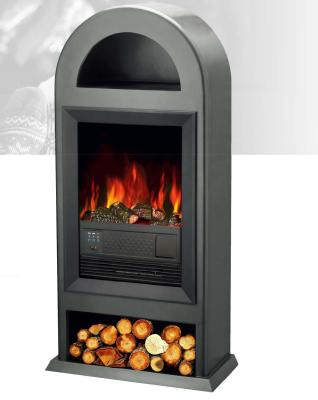 Китай Big log burning flame electric fires stoves fireplace EF342A-E RC elektrische sfeerhaard MDF продается