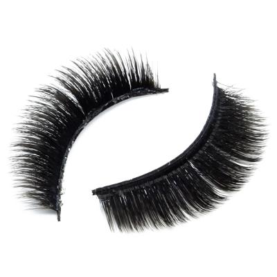 China Full Thick Soft Synthetic 3D Strip Whips Seller False Eyelashes Wholesale 25mm Eyelashes With Private Custom Packing for sale