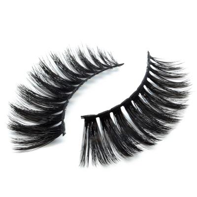 China Full Thick Soft Synthetic 3D Strip Lashes Wholesale Seller Pestanas Tapered Eyelashes With Private Custom Packing for sale