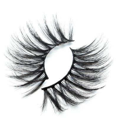 China Deep Soft 25mm Full Synthetic 3D Band Lashes Wholesale Custom Wimpers Lash Product With Private Label Supplies for sale