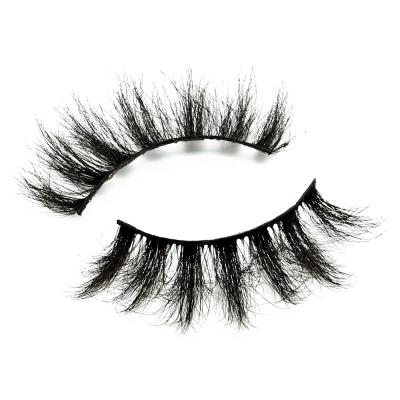 China Wholesale 25mm 3D Mink Full Strip Lashes Vendor Cilios Deeply Fluffy Eyelashes With Private Custom Packing for sale