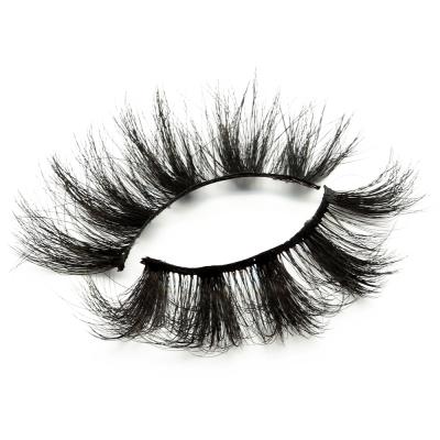 China 25mm Deep Mink False Eyelashes Full Strip Lashes Distributors Wholesale Natural Eyelashes With Private Custom Packing for sale