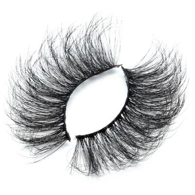 China Wholesale 25mm False 3D Mink Full Strip Lashes Supplies Takma Kirpik Deeply Fluffy Eyelashes With Create Your Own Brand Eye Lashes for sale