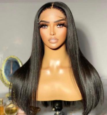 China Straight 4x4 Lace Closure Wig For Black Women Hair Lace Closure Wig With Babyhair for sale