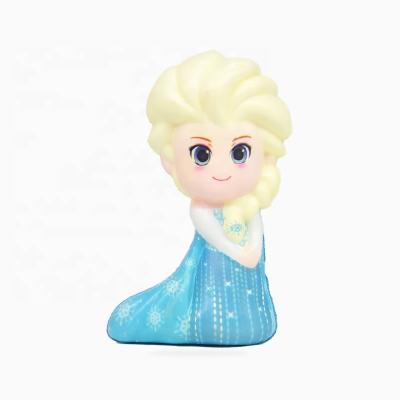 China OEM&ODM Hot PU Slow Rebound Rapunzel Elsa Doll Squeeze Toy Frozen Effort Ball for sale