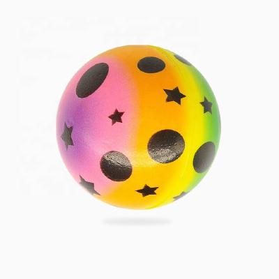 China Wholesale OEM&ODM 6cm PU Glare Pattern Pressure Duct Ball PU Foam Sponge Ball Bouncy Ball Printing Bouncy Full for sale